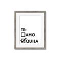 Picture of Tequila Te Amo _GroupedProduct_Rectangle_Portrait_Framed_Matted_