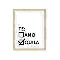 Picture of Tequila Te Amo _GroupedProduct_Rectangle_Portrait_Framed_Matted_