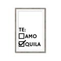Picture of Tequila Te Amo _GroupedProduct_Rectangle_Portrait_Framed_Matted_