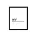 Picture of Quote Wine Hug _GroupedProduct_Rectangle_Portrait_Framed_Matted_