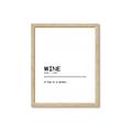Picture of Quote Wine Hug _GroupedProduct_Rectangle_Portrait_Framed_Matted_