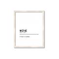 Picture of Quote Wine Hug _GroupedProduct_Rectangle_Portrait_Framed_Matted_