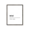 Picture of Quote Wine Hug _GroupedProduct_Rectangle_Portrait_Framed_Matted_