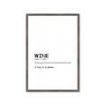 Picture of Quote Wine Hug _GroupedProduct_Rectangle_Portrait_Framed_Matted_