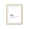 Picture of Quote Wine Hug _GroupedProduct_Rectangle_Portrait_Framed_Matted_