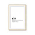 Picture of Quote Wine Hug _GroupedProduct_Rectangle_Portrait_Framed_Matted_