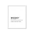 Picture of Quote Whiskey Censored _GroupedProduct_Rectangle_Portrait_Framed_Matted_
