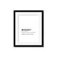 Picture of Quote Whiskey Censored _GroupedProduct_Rectangle_Portrait_Framed_Matted_