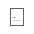 Picture of Quote Gin Question _GroupedProduct_Rectangle_Portrait_Framed_Matted_