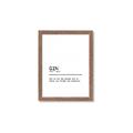 Picture of Quote Gin Question _GroupedProduct_Rectangle_Portrait_Framed_Matted_