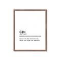 Picture of Quote Gin Question _GroupedProduct_Rectangle_Portrait_Framed_Matted_