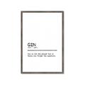 Picture of Quote Gin Question _GroupedProduct_Rectangle_Portrait_Framed_Matted_