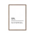 Picture of Quote Gin Question _GroupedProduct_Rectangle_Portrait_Framed_Matted_