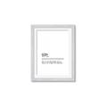 Picture of Quote Gin Question _GroupedProduct_Rectangle_Portrait_Framed_Matted_