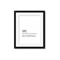 Picture of Quote Gin Question _GroupedProduct_Rectangle_Portrait_Framed_Matted_