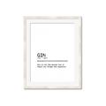 Picture of Quote Gin Question _GroupedProduct_Rectangle_Portrait_Framed_Matted_