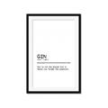 Picture of Quote Gin Question _GroupedProduct_Rectangle_Portrait_Framed_Matted_