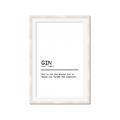 Picture of Quote Gin Question _GroupedProduct_Rectangle_Portrait_Framed_Matted_