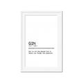 Picture of Quote Gin Question _GroupedProduct_Rectangle_Portrait_Framed_Matted_