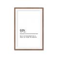Picture of Quote Gin Question _GroupedProduct_Rectangle_Portrait_Framed_Matted_
