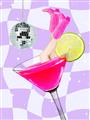 Picture of Disco Martini _GroupedProduct_Rectangle_Portrait_Unframed_Print_Only_