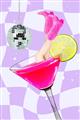 Picture of Disco Martini _GroupedProduct_Rectangle_Portrait_Unframed_Print_Only_