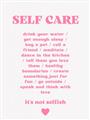Picture of Pink Self Care _GroupedProduct_Rectangle_Portrait_Unframed_Print_Only_