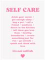 Picture of Pink Self Care _GroupedProduct_Rectangle_Portrait_Unframed_Print_Only_
