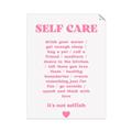Picture of Pink Self Care _GroupedProduct_Rectangle_Portrait_Unframed_Print_Only_