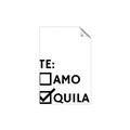 Picture of Tequila Te Amo _GroupedProduct_Rectangle_Portrait_Unframed_Print_Only_