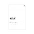 Picture of Quote Wine Hug _GroupedProduct_Rectangle_Portrait_Unframed_Print_Only_
