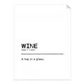 Picture of Quote Wine Hug _GroupedProduct_Rectangle_Portrait_Unframed_Print_Only_