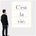 Picture of C'est La Vie II _GroupedProduct_Rectangle_Portrait_Canvas_