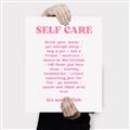 Picture of Pink Self Care _GroupedProduct_Rectangle_Portrait_Canvas_