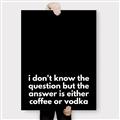 Picture of Coffee or Vodka _GroupedProduct_Rectangle_Portrait_Canvas_