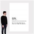 Picture of Quote Gin Question _GroupedProduct_Rectangle_Portrait_Canvas_