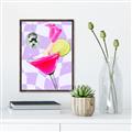 Picture of Disco Martini _GroupedProduct_Rectangle_Portrait_Canvas_Framed_