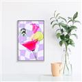 Picture of Disco Martini _GroupedProduct_Rectangle_Portrait_Canvas_Framed_