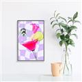 Picture of Disco Martini _GroupedProduct_Rectangle_Portrait_Canvas_Framed_