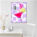 Picture of Disco Martini _GroupedProduct_Rectangle_Portrait_Canvas_Framed_