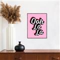 Picture of Ooh La La _GroupedProduct_Rectangle_Portrait_Canvas_Framed_