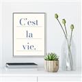 Picture of C'est La Vie II _GroupedProduct_Rectangle_Portrait_Canvas_Framed_