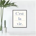 Picture of C'est La Vie II _GroupedProduct_Rectangle_Portrait_Canvas_Framed_