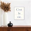 Picture of C'est La Vie II _GroupedProduct_Rectangle_Portrait_Canvas_Framed_