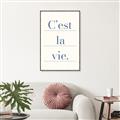 Picture of C'est La Vie II _GroupedProduct_Rectangle_Portrait_Canvas_Framed_