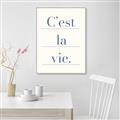 Picture of C'est La Vie II _GroupedProduct_Rectangle_Portrait_Canvas_Framed_