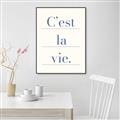 Picture of C'est La Vie II _GroupedProduct_Rectangle_Portrait_Canvas_Framed_