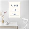 Picture of C'est La Vie II _GroupedProduct_Rectangle_Portrait_Canvas_Framed_