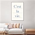 Picture of C'est La Vie II _GroupedProduct_Rectangle_Portrait_Canvas_Framed_