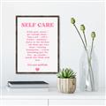 Picture of Pink Self Care _GroupedProduct_Rectangle_Portrait_Canvas_Framed_